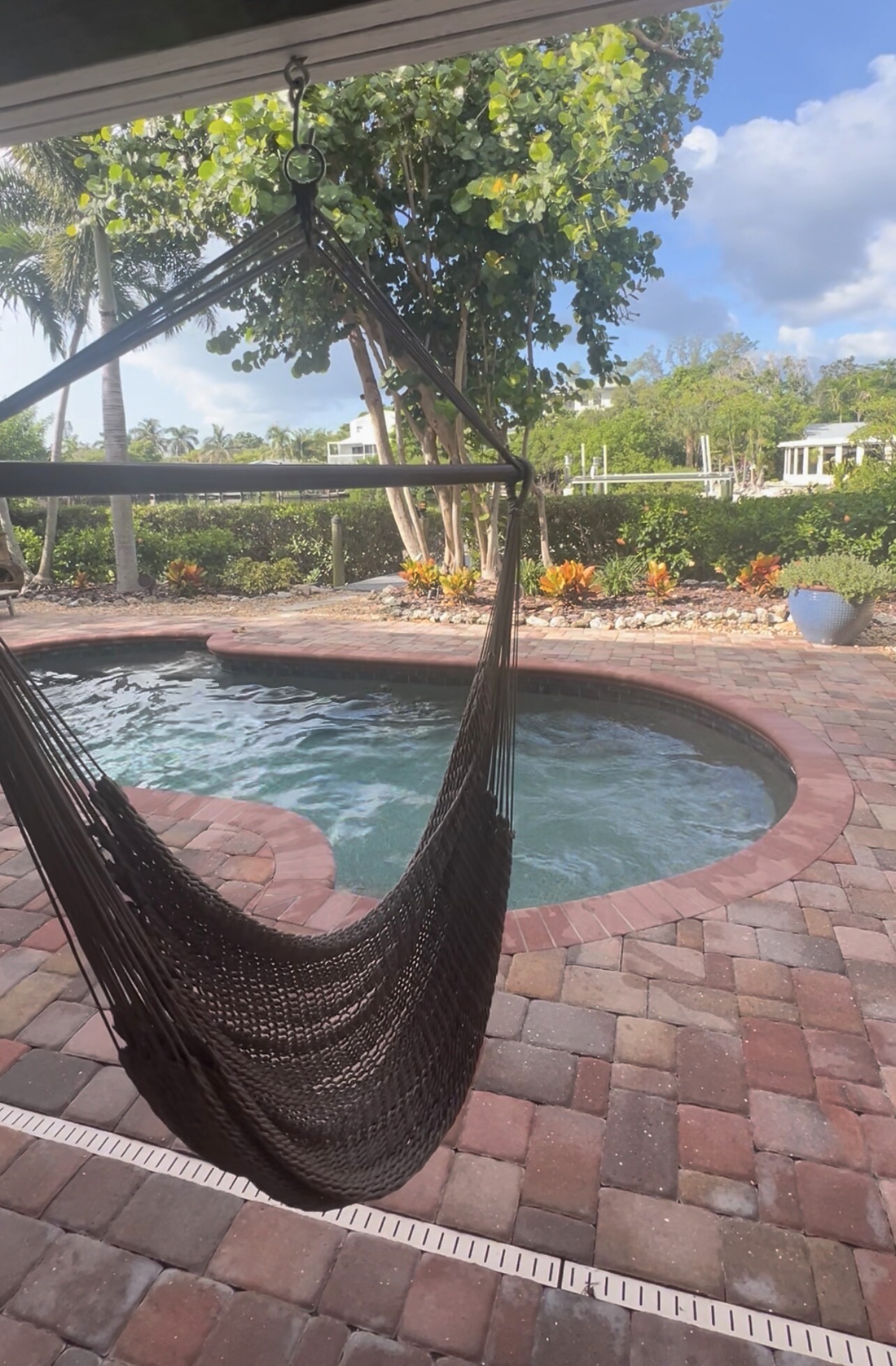 The pool and hammock offered another peaceful place to unwind.
