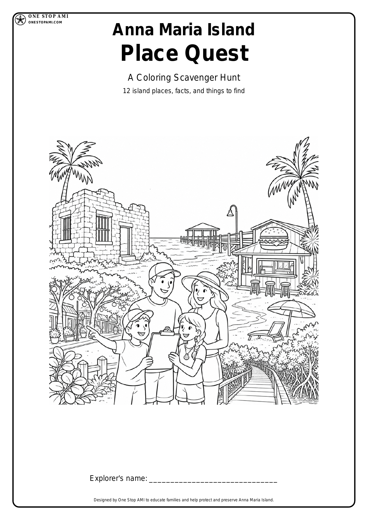 Cover preview of Anna Maria Island Place Quest