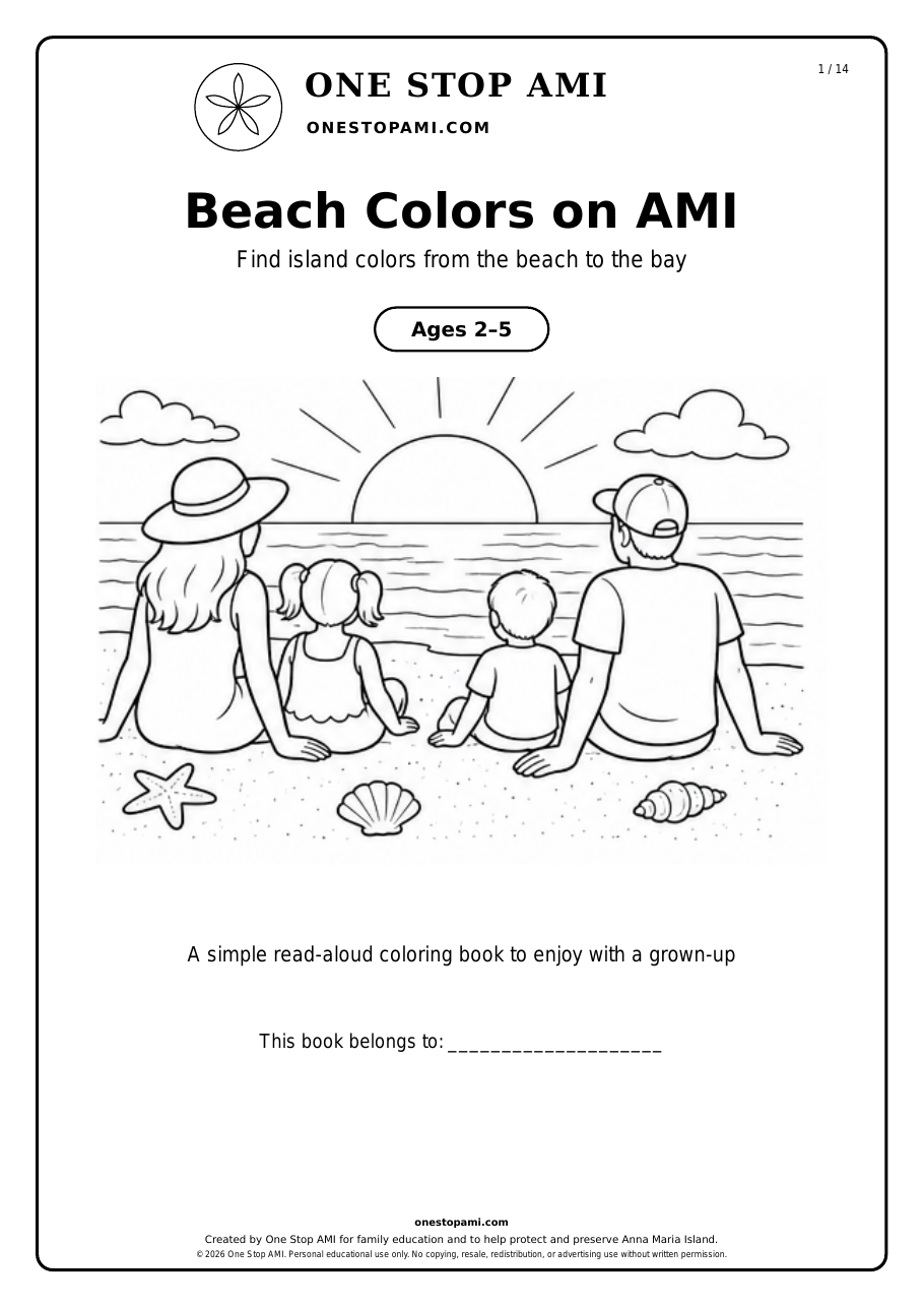 Cover preview of Beach Colors on AMI