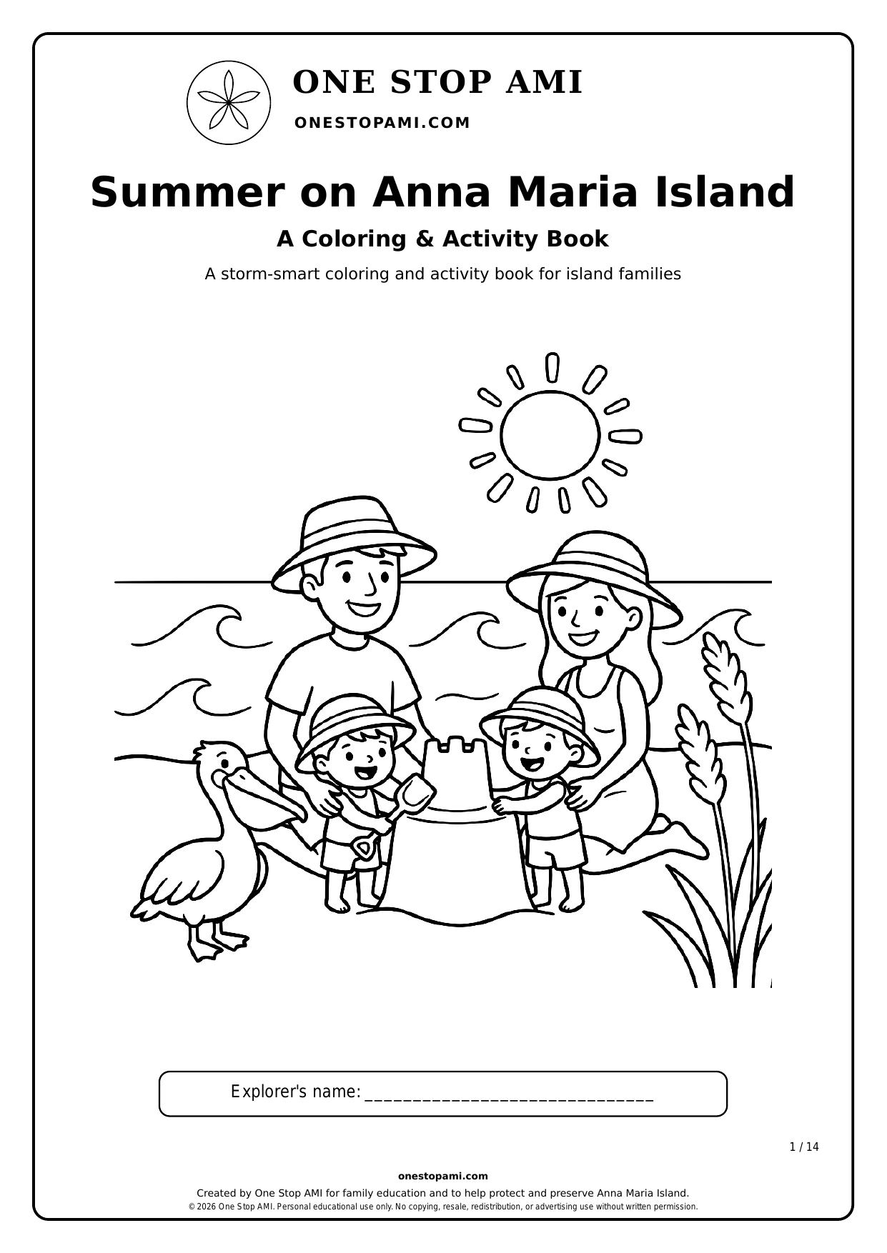 Cover preview of Summer on Anna Maria Island